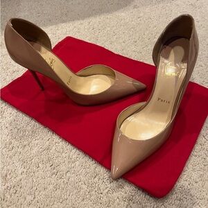 Christian Louboutin Iriza Nude red bottom Pumps